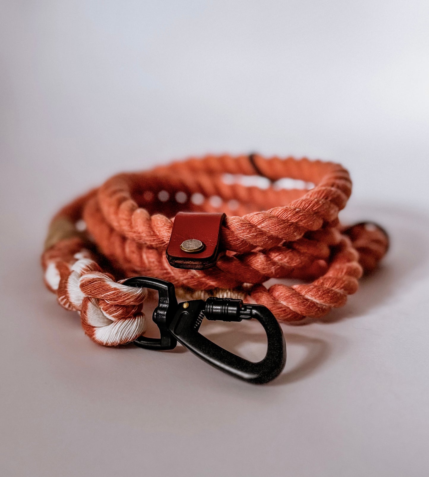 Slip and clip rope lead