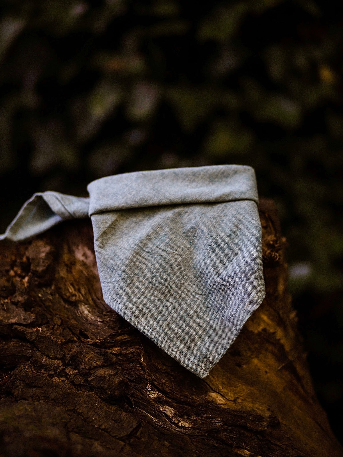 Linen Bandana in Sky Blue