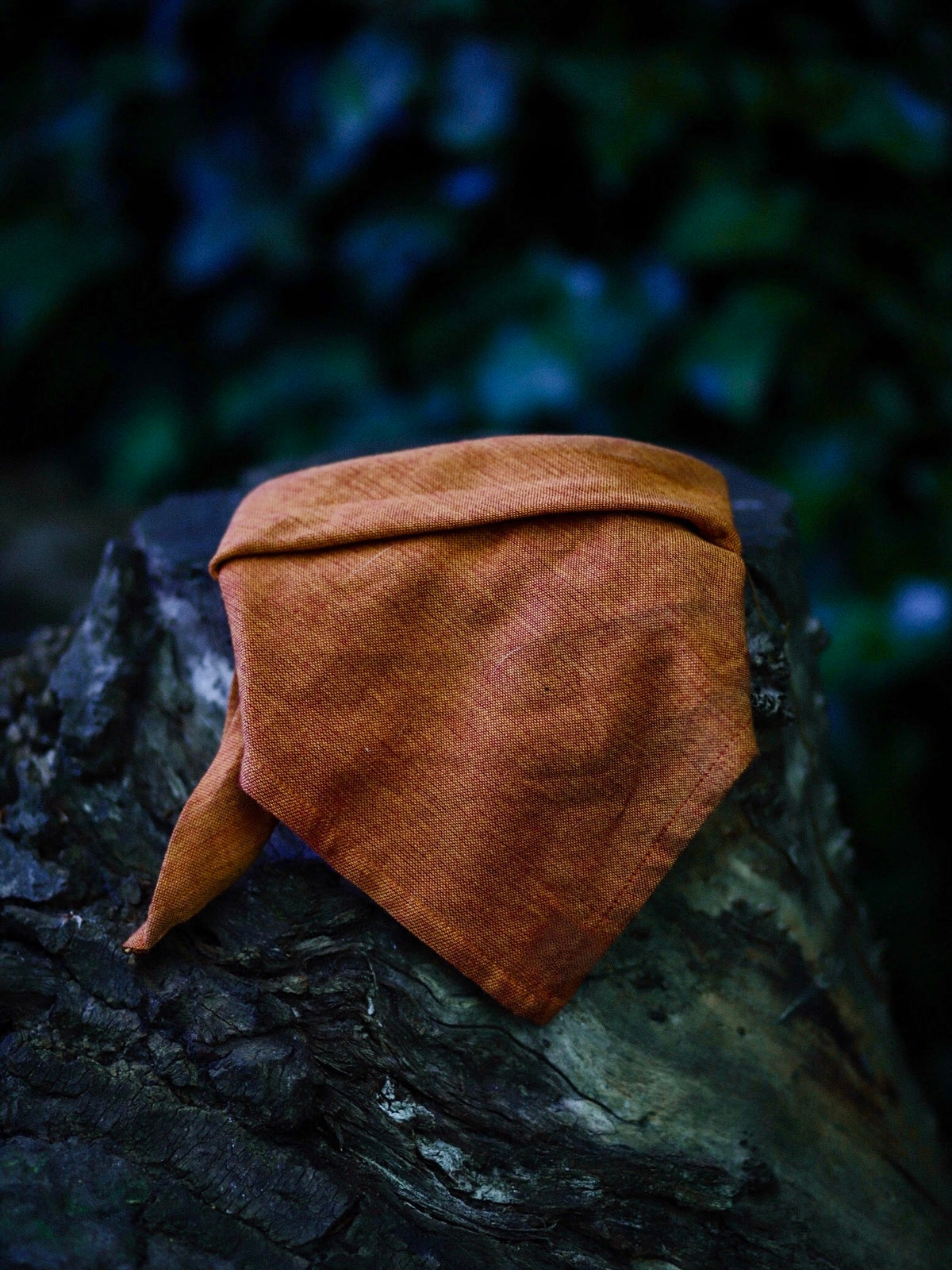 Linen Bandana in Rust