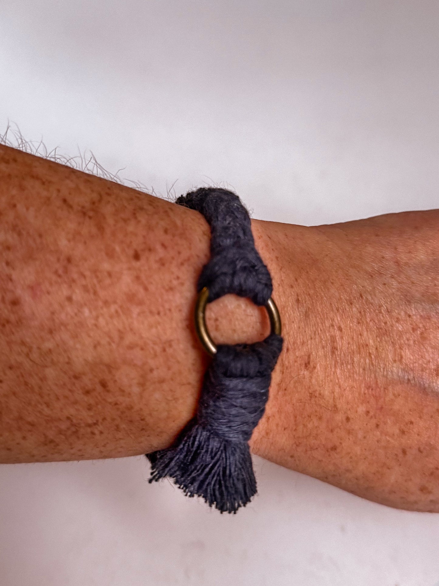 Plaited Macramé Bracelet