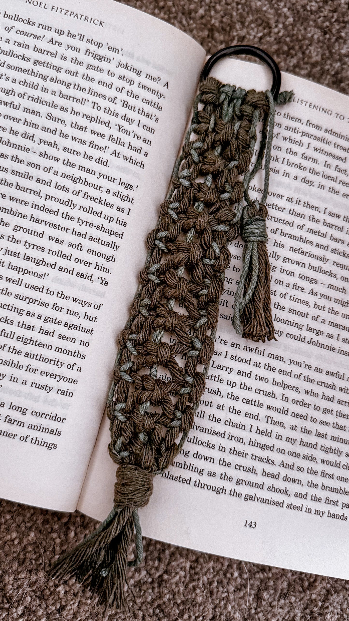 Up cycled bookmarks