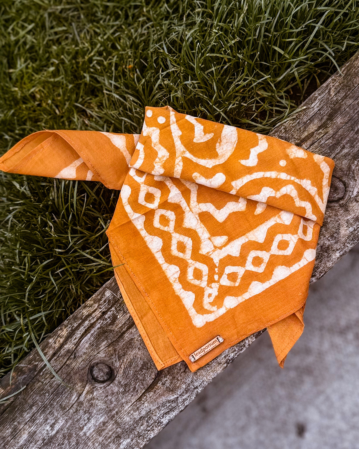 Cotton Bandana in Mustard