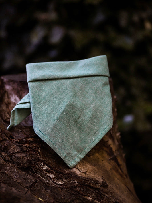 Linen Bandana in Spearmint