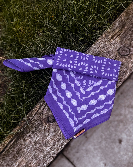 Cotton Bandana in Amethyst