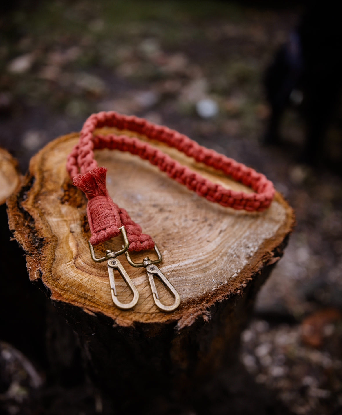 Macrame camera strap